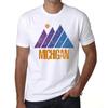 Heren Grafisch T-Shirt Berg Michigan – Mountain Michigan – Eco-vriendelij K