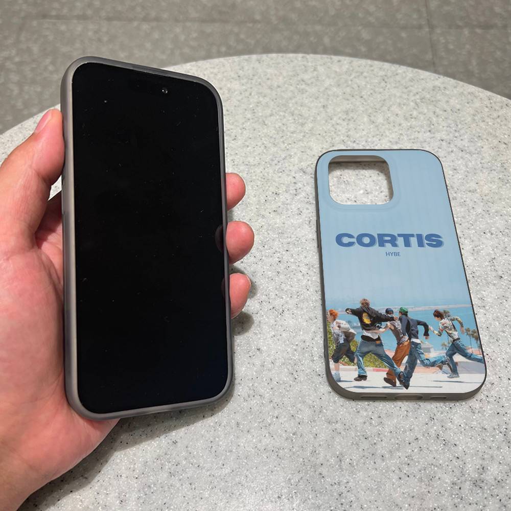 Модный C-CORTIS Для iPhone 16 15 14 13 12 11 17 Pro Max Plus Волна Гофрированный Чехол для Телефона Защитный от Падения