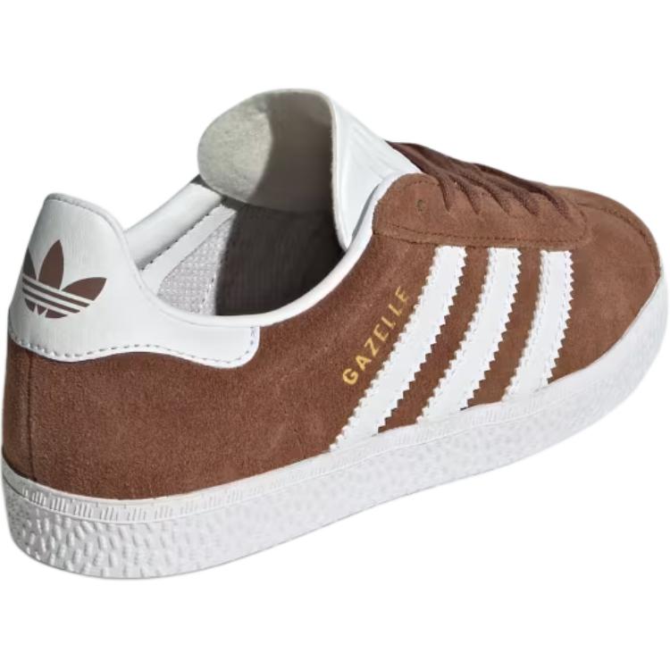 adidas Кроссовки Gazelle C Preloved Brown Kids Cloud-White Gold-Metallic IF9807