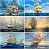 Cartoon DIY 5D Diamond Painting Full Round Drill Mosaic Ship Scenery Diamond Embroidery Rhinestone Cross Stitch Home Decor