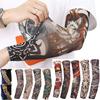 1 Pair 3D Tattoo Printed Arm Sleeves Outdoor Sun Protection