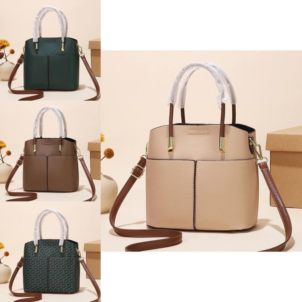 Large Capacity Stylish Bucket Bag For Women With Soft Pu Leather Design And Versatile Colors