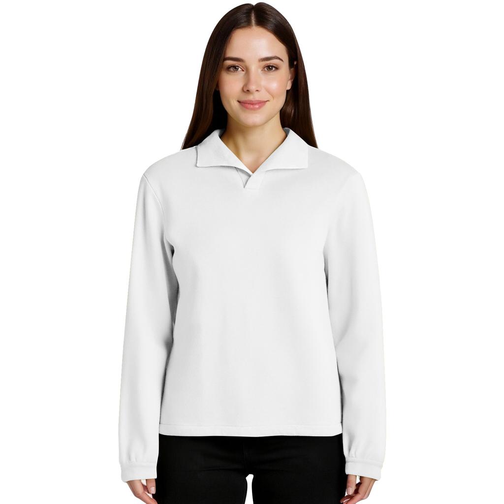 Пуловер с воротником-стойкой, с длинным рукавом, топ, свитшот, унисекс