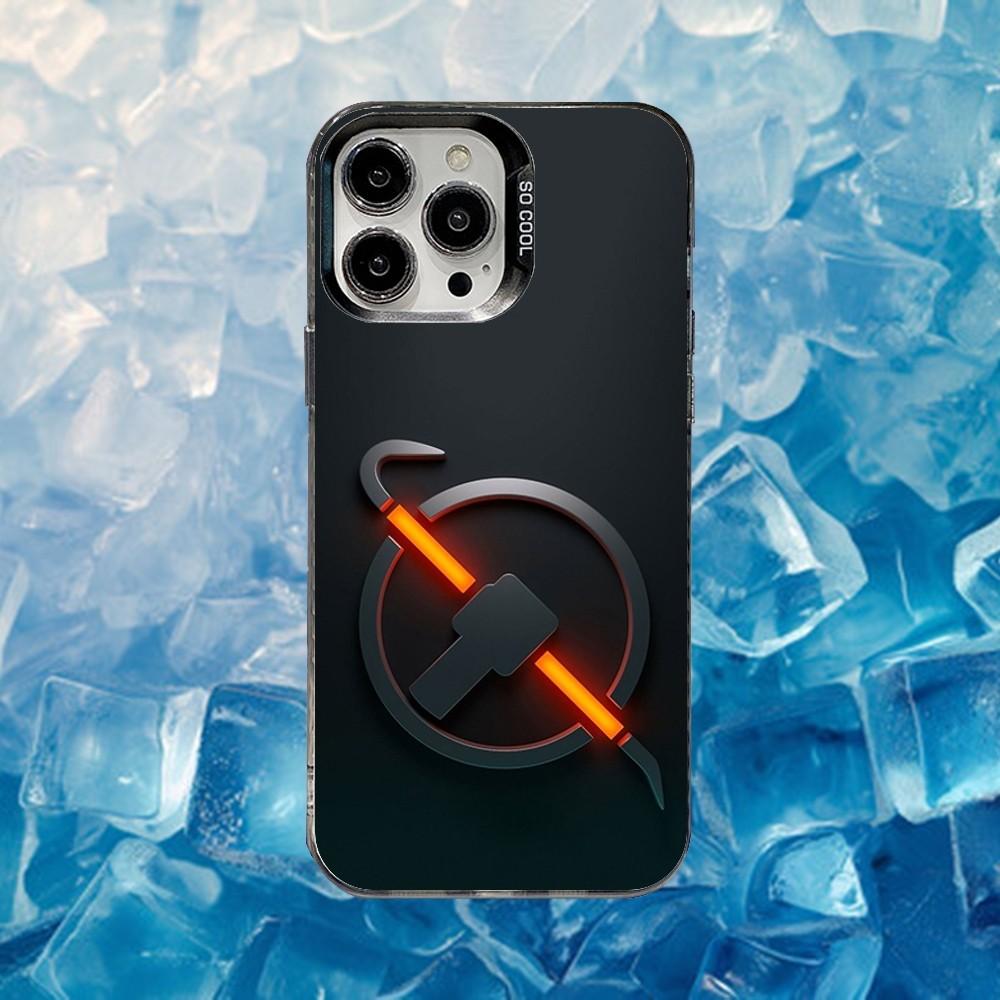 Чехол для телефона H-Half L-Life 2 для iPhone 16,15,14,13,12,11,Mini,Pro,SE,MAX Белый Матовый Ударопрочный Чехол