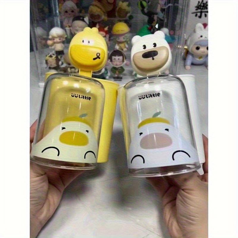 2 шт. Милое гнездышко Пара Мультяшный держатель для зубных щеток Милая форма CP Установка на присосках без сверления отверстий Уютный дом для электрических зубных щеток