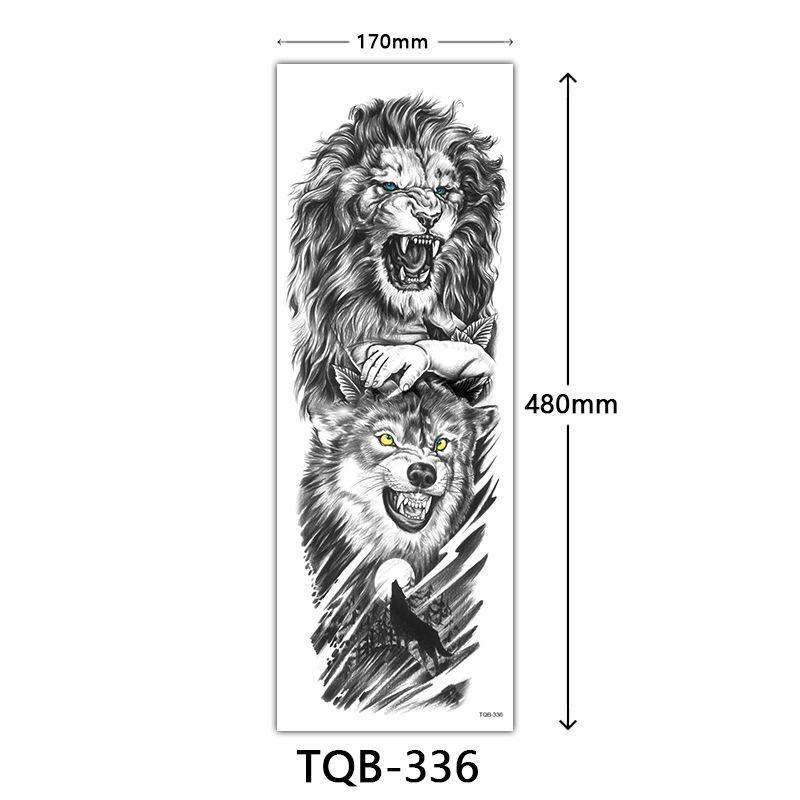 Full Arm Tattoo Sticker, Full Arm Big Picture Tattoo Sticker, Flower Arm Tattoo Sticker Tattoo