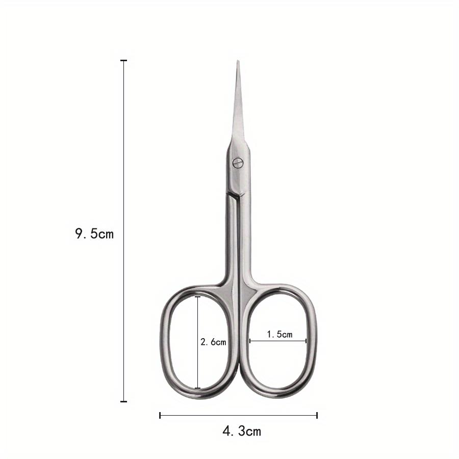 1 шт. Кусачки из нержавеющей стали для удаления ороговевшей кожи и кутикулы, Предварительная обработка для маникюра, Ножницы для бровей и красоты для домашнего салона, Принадлежности для ногтей, Инструменты для ногтей