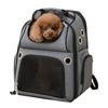 Emour Dog Cat Pet Carrier Bag Backpack Gray Simple Pet House Foldable