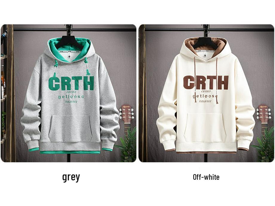 Толстовка с капюшоном на флисе для мальчиков-подростков - Теплый зимний топ для учеников младшей и старшей школы