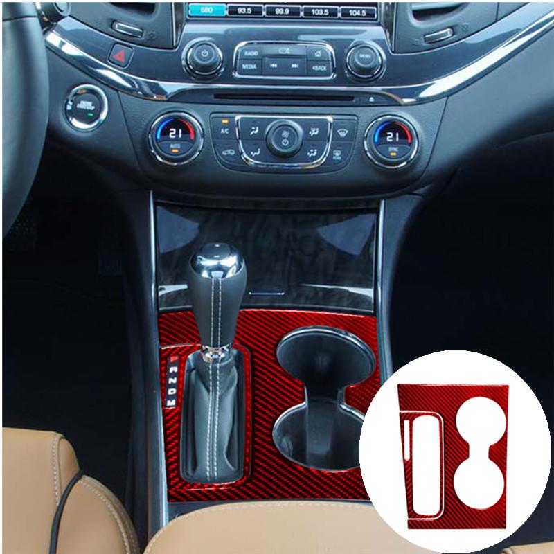 Для Chevrolet Impala 2014-с навигацией из углеродного волокна, автомобильная центральная консоль, декоративные наклейки на приборную панель, интерьер