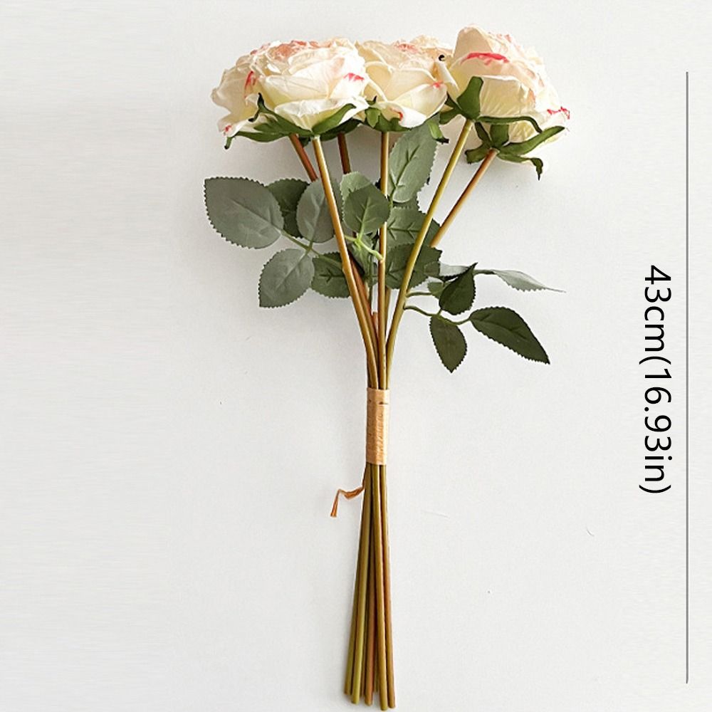 Ретро искусственный букет роз 7 головок искусственные цветы имитация розы цветок свадебный декор вечеринка