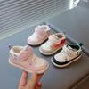 Популярные дышащие новые мальчишеские детские туфли для малышей нескользящие мультяшные со средней поддержкой спортивная обувь модные