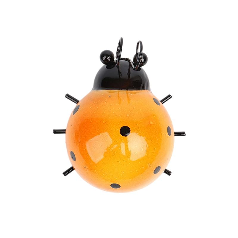 Садовая подвесная стена, симпатичная фигурка муравья, божья коровка, пчела, украшение, ретро, железная 3D-скульптура насекомых, искусство, украшение для дома, орнамент