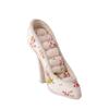 Pink Lace Jewelry Display Stand Floral Print Jewelry Display Rack Cute Polka Dot Ring Holder  Women