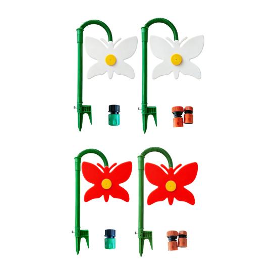 Butterfly Garden Sprinkler, 360-Degree Rotating Lawn Water Sprinkler, Fun Dancing Butterfly Sprinkler for Yard Garden Watering Kids Outdoor Playing