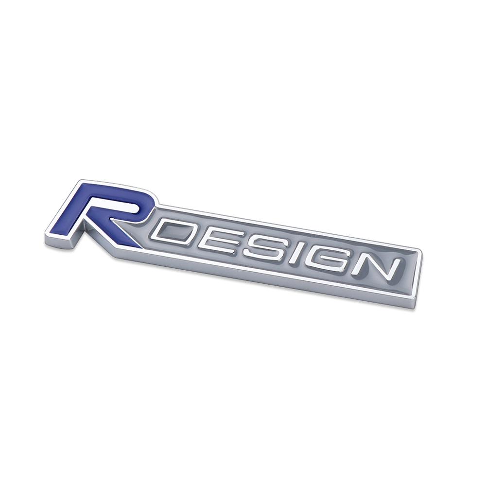 3D Металлическая эмблема R Design Наклейка на решетку радиатора автомобиля Для Volvo Rdesign V40 V50 S40 S80 XC60 S90 XC90 S60 XC40 V90 Аксессуары