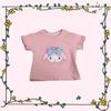 Girls' Kuromi & Cinnamoroll Cartoon T-shirt - Short Sleeve Melody Casual Top