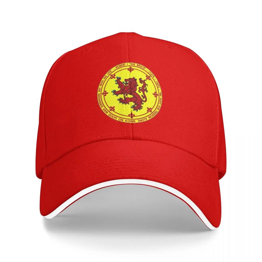 Scottish Lion & flag Baseball Cap Cosplay Horse Hat Unisex Luxury Uv Protection Solar Unisexs Women's