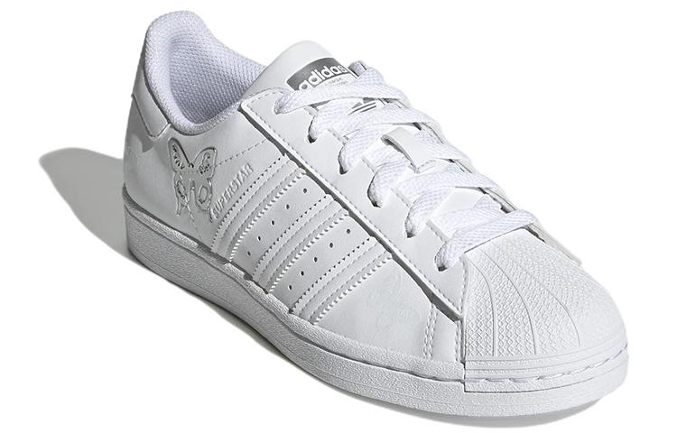 Adidas Originals SUPERSTAR Skateboard Shoes Women's Low Top White/Gray GX2168