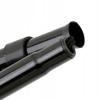 Folding walking stick, adjustable height, aluminum, black