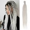 Synthetic Long Dreadlocks Crochet Braids Wig Extensions Elegant Natural For Women Daily Use