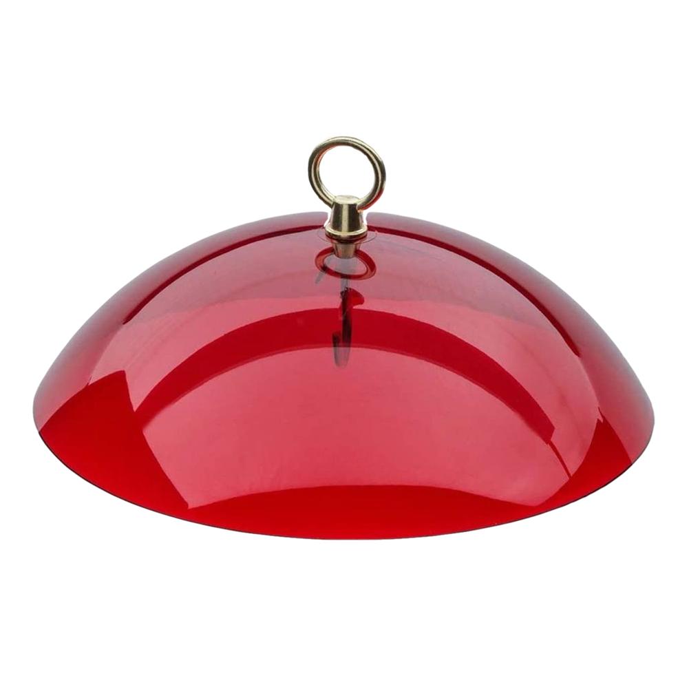 26 Cm Weather Rain Guard No Tool Install Clear Baffle Weather Guard Durable Weather Resistant for Outdoor Wild Bird Seed Feeder