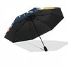 1pc Space Adventure: Rockets, Planets, Astronauts, Stars Umbrella with Plastic Handle,Suitable for All Seasons UmbrellaPT524