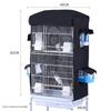 Black Phoenix Bird Cage Mesh Cover - Anti-Splash, Dust-Proof, Mosquito-Resistant, Warm Cover