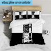 Welcome To The Realm Of Onkelz 3PCS Bedding set,Ideal for 1pc Duvet Cover And 2pcs Pillowcases Perfect for Fan gift,Ideal for Bedroom, Dormitory
