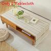 Nordic Home Modern Cotton Linen Rectangular Tablecloth With Non Slip Back For Living Room Decor