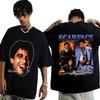 Unisex Scarface Tony Montana Movie Printed Crew Neck Casual Street Fashion Short Sleeve Women And Men T shirt