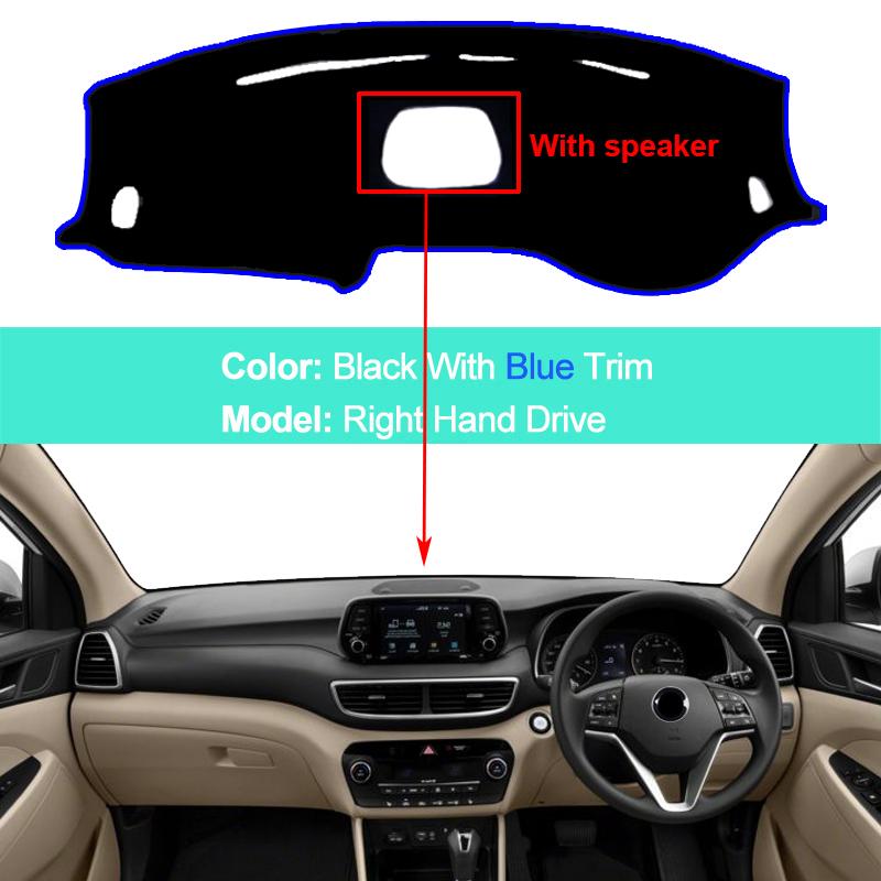Anti-Slip Car Inner Dashboard Cover DashMat For Hyundai Tucson Rug Carpet Cushion Sun Shade Pad Protector