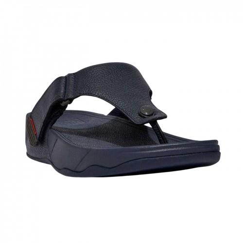 Мужские кожаные шлепанцы FitFlop с ремешком между пальцами