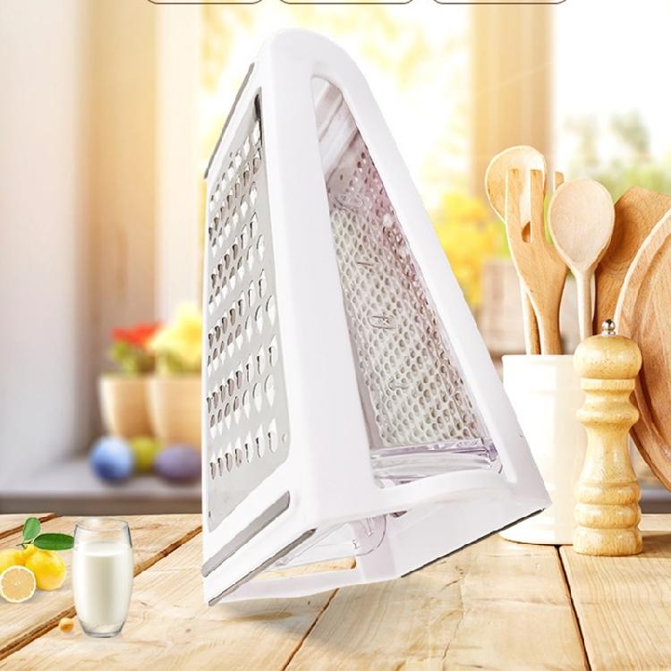 Efficient Double Cutter Grater for Quick and Uniform Food Processing with Stable Construction and User Friendly Handle