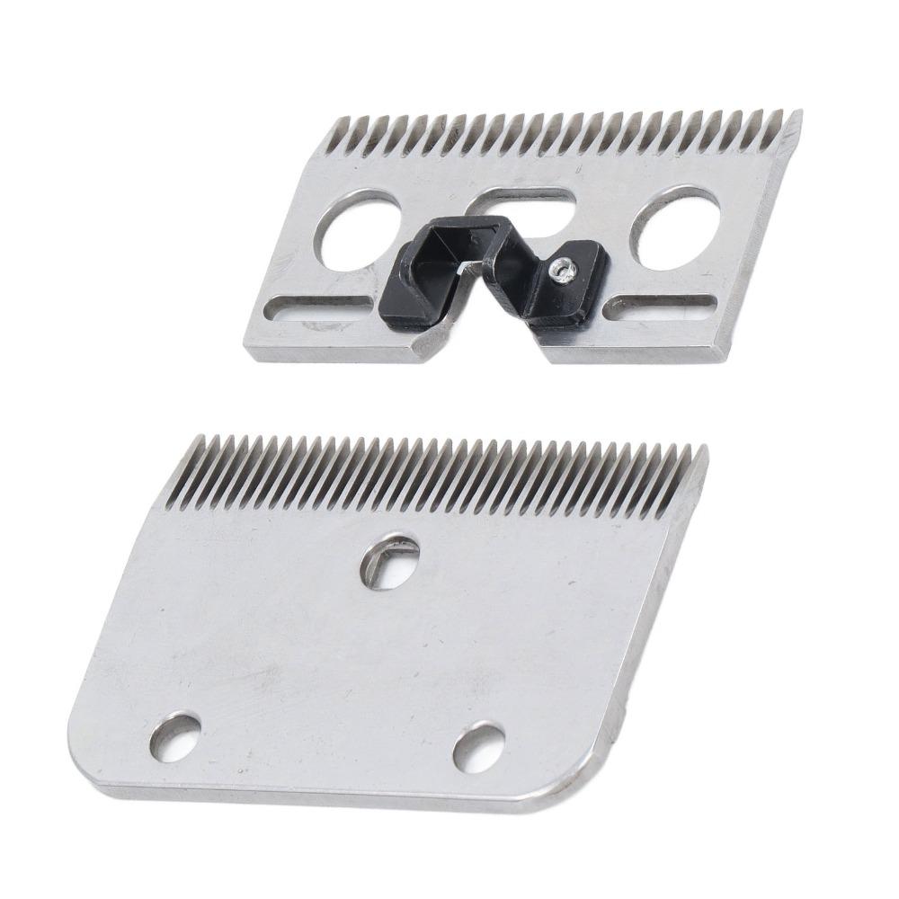 2pcs Carbide Material Horse Clipper Blades Livestock Hair Trimmer Blades For Horse Grooming