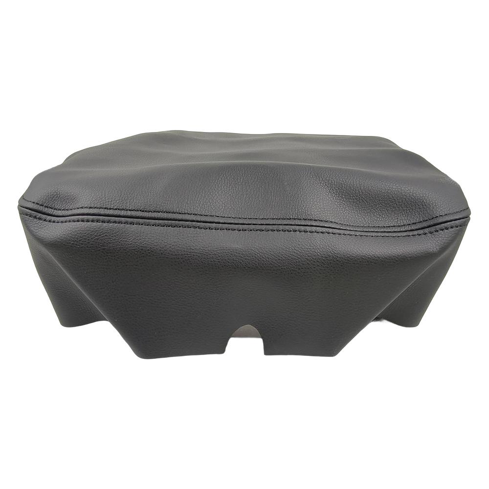 Microfiber Leather Center Console Armrest Box Cover Protection Trim Black For Dodge RAM 1500 2500 3500 2009 2010 2011 2012