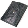 Beautiful Wallet for Women of Medium Size Made of Genuine Leather with Crocodile Embossing CANPELLINI 21815 Green