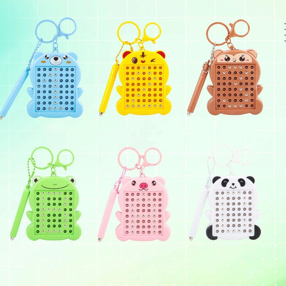 Доска для рисования со стальным шариком, брелок для сумки, магнитная доска, кулон, подарки для малышей