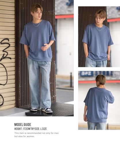 Improves SIDEWAYSTANCE Men's Solid Short Sleeve Sweatshirt, Purple