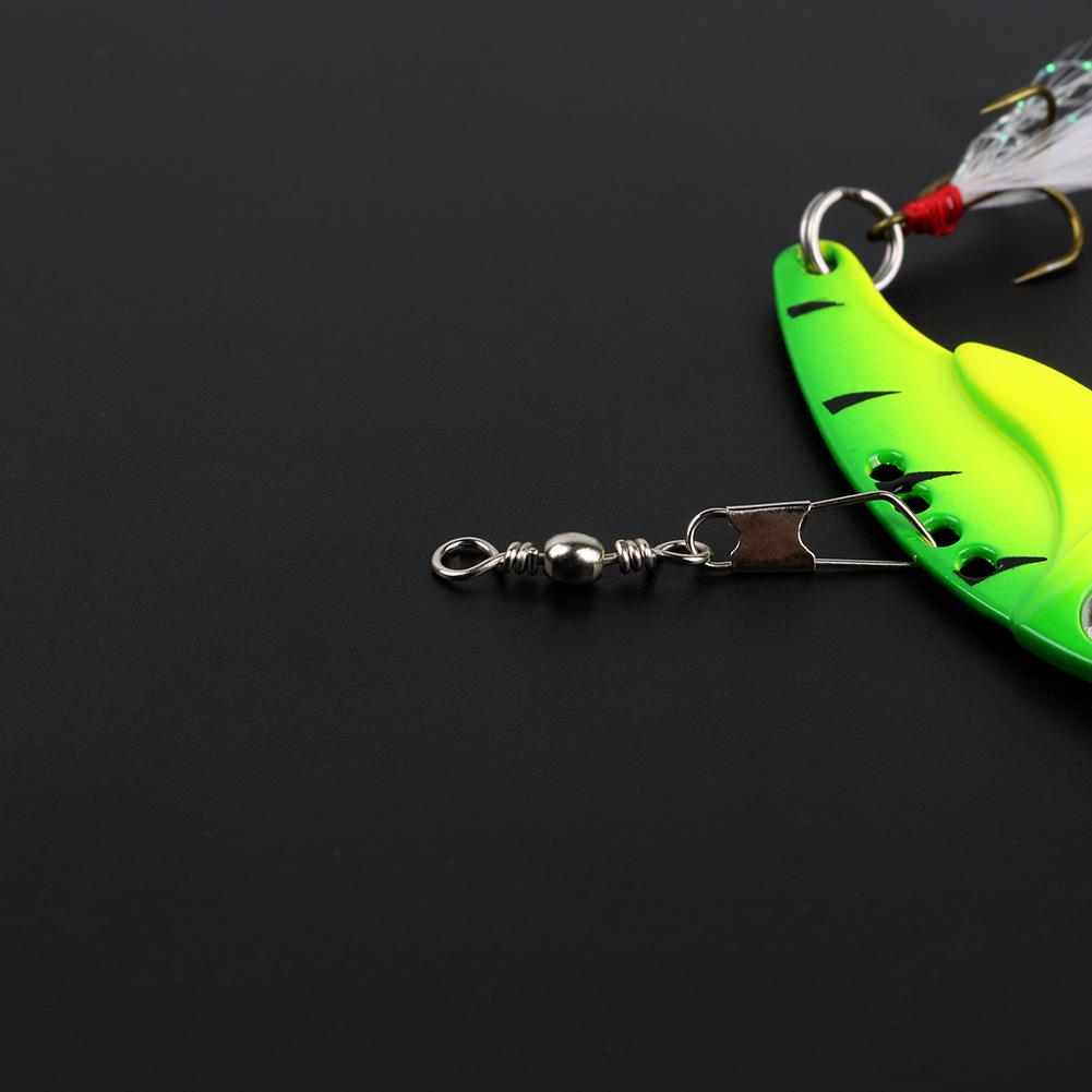 Рыболовная приманка Металлические приманки VIB Яркие 3D глаза Ложка Приманка Рыболовная приманка Окунь Искусственная жесткая приманка