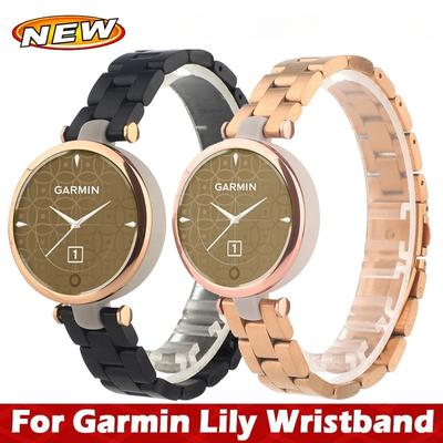 Для Garmin Lily Ремешок Стальной Браслет Для Умных Часов Garmin Lily Браслет на Запястье Замена Аксессуары Correa