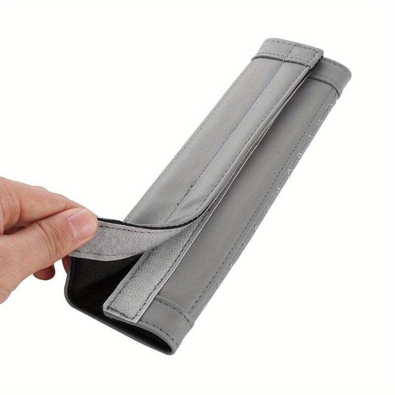 2 шт. Мягкие накладки на ремень безопасности для автомобиля из искусственной кожи, защитные подушки для плеч для повышенного комфорта и стиля, автомобильные аксессуары