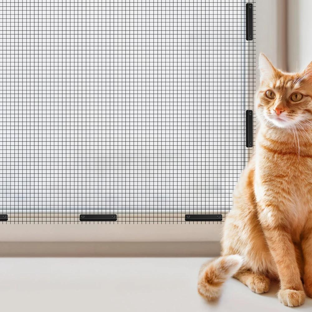 Магнитный зажим для москитной сетки Магниты для москитных сеток Окна Двери Без гвоздей Защита от насекомых Оконные сетки Пряжка