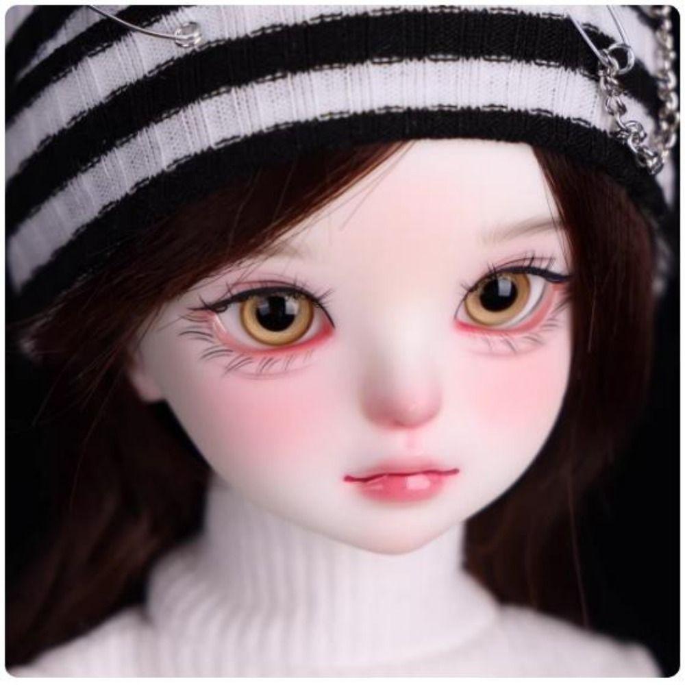 Cute Blue Gold Glass Eyes 2 Colors DIY Doll Making Crafts New Textured Glass Eyeball For BJD Dolls