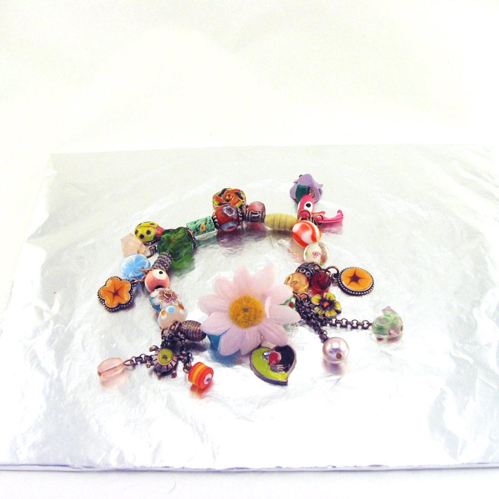 Les Trésors De Lily [C8441] - Tutti Frutti 'Les Romantiques' Designer Bracelet