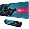Soldier Warrior Mouse Pad Rubber Non-Slip PC Computer E-Sports Game Desk Mat Large Keyboard Pad Durable Mat Office Gaming Mat