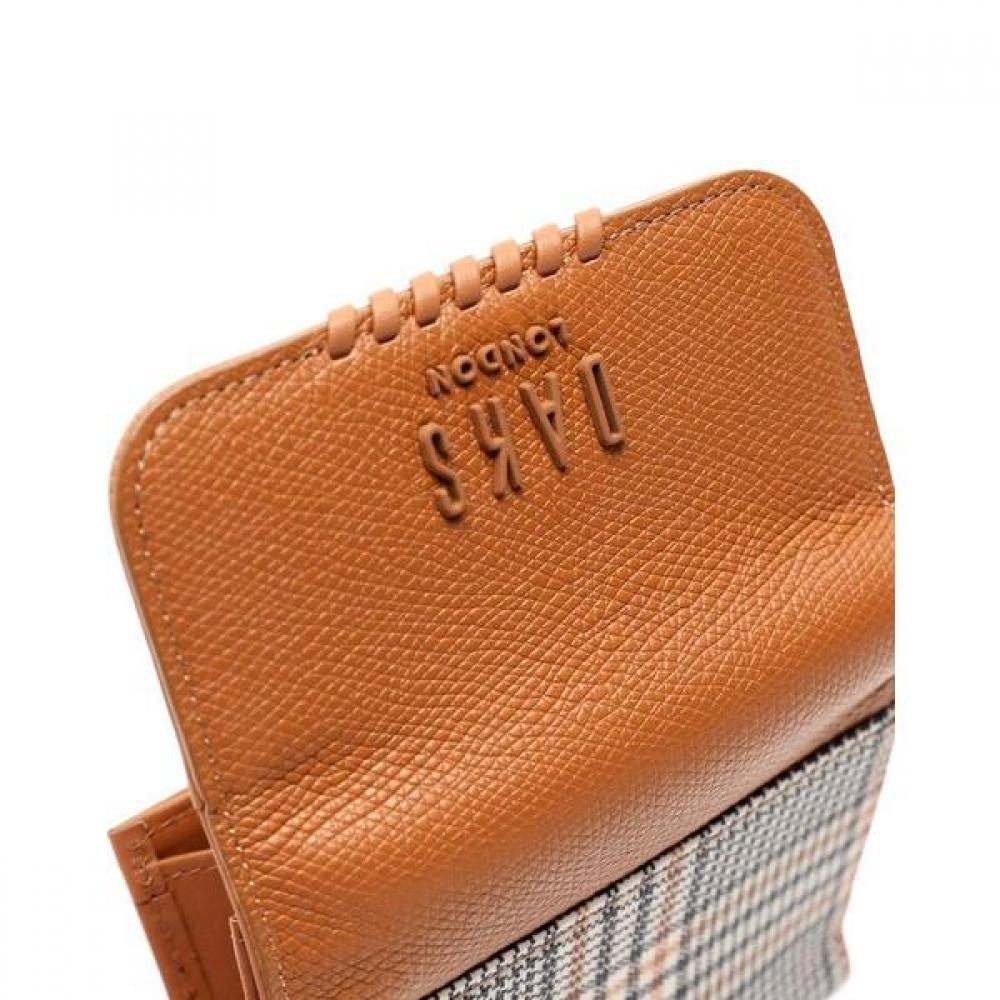Daks Wallet Brown Check Bi Color Dcwa8f624w2