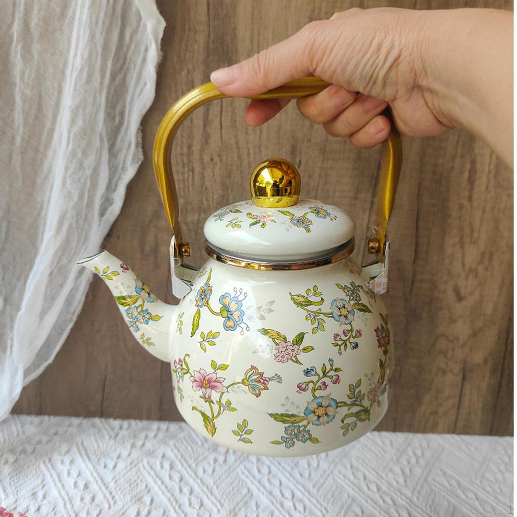 Эмалированный чайник 1,2 л, герметичный, многофункциональный кувшин для сока, чайник для воды, чайник для офиса, дома