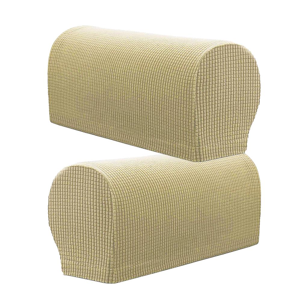 Stretchable Sofa Armrest Covers Universal Furniture Protector Non Slip Durable Seat Cushion Slipcover For Couch Settee