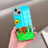 Мультяшный Игровой Чехол Sprunki для Телефона iPhone 17 Pro Max 15 Pro 16 14 Plus 12 13 Mini 11 Pro Ударопрочный Гальванизированный Стеклянный Чехол